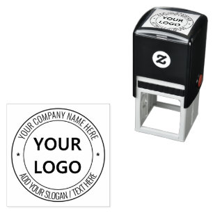 Youd Design With Logo Business Round Stamp Example
