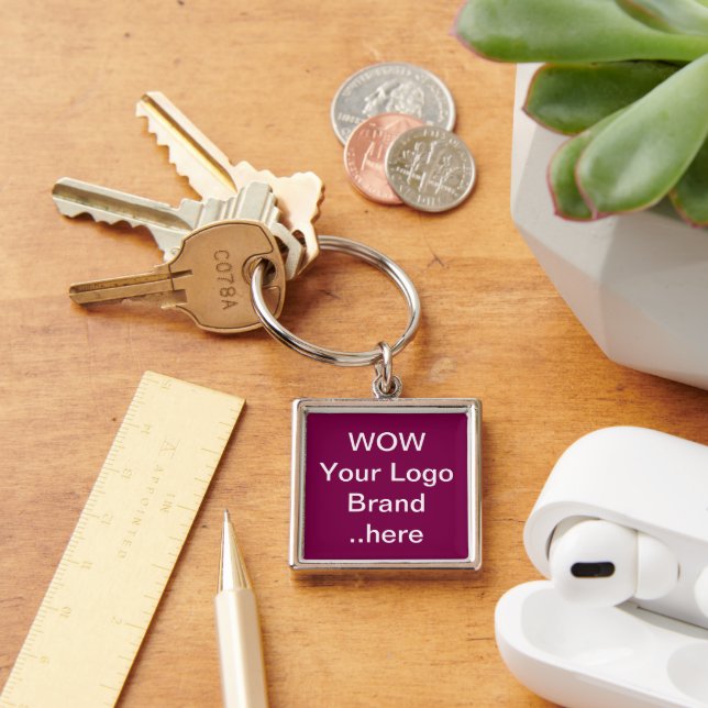 Youe Design Logo Tote Bag Promotional Product Keychain (Desk)