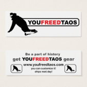 youfreedtaos skinny (Front & Back)