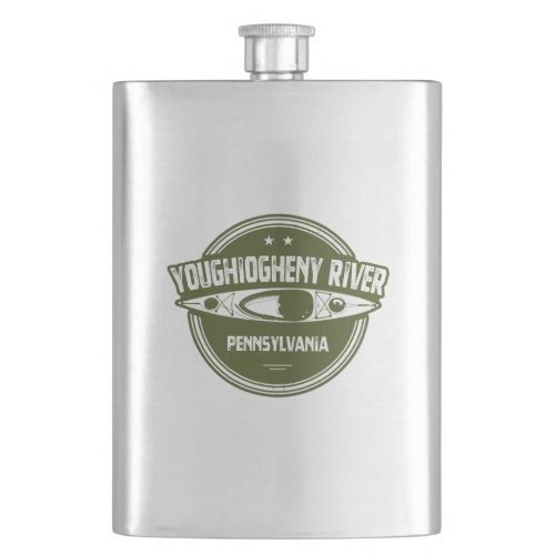 Youghiogheny River Pennsylvania Flask