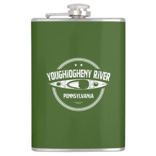 Youghiogheny River Pennsylvania Flask