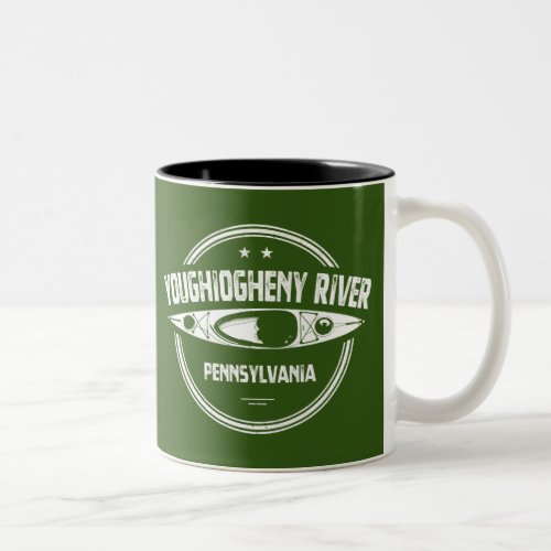 Youghiogheny River Pennsylvania Two_Tone Coffee Mug