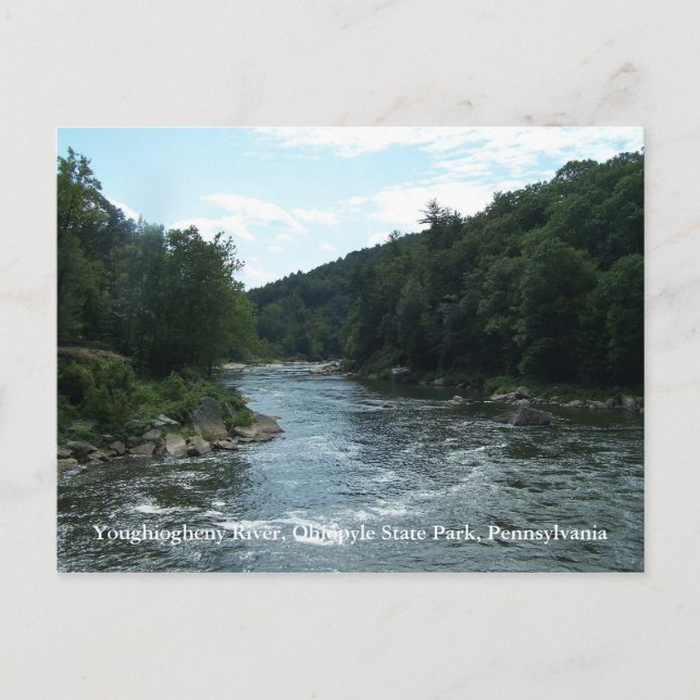 Youghiogheny River Postcards (Front)