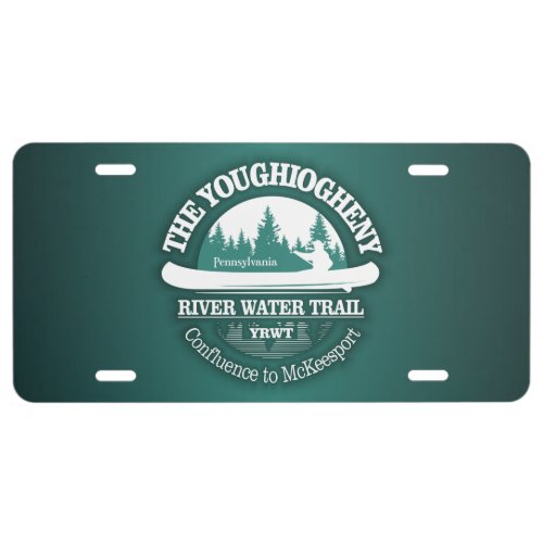 Youghiogheny WT canoe License Plate