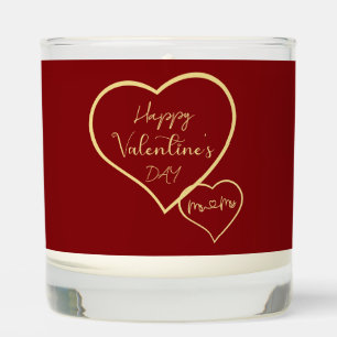 You'll Always Be My Valentine Double Hearts Scented Candle