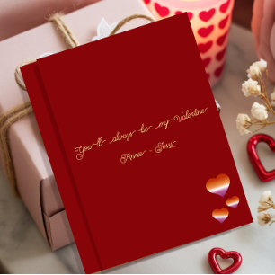 You'll Always Be My Valentine Lesbian Flag Flat Holiday Card