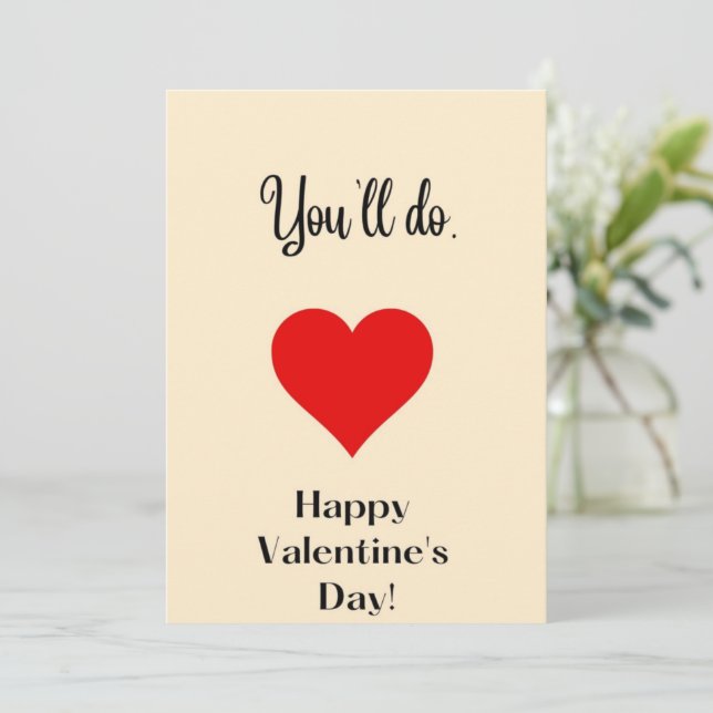 You'll do. holiday card (Standing Front)