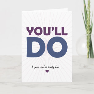 You'll Do Holiday Card