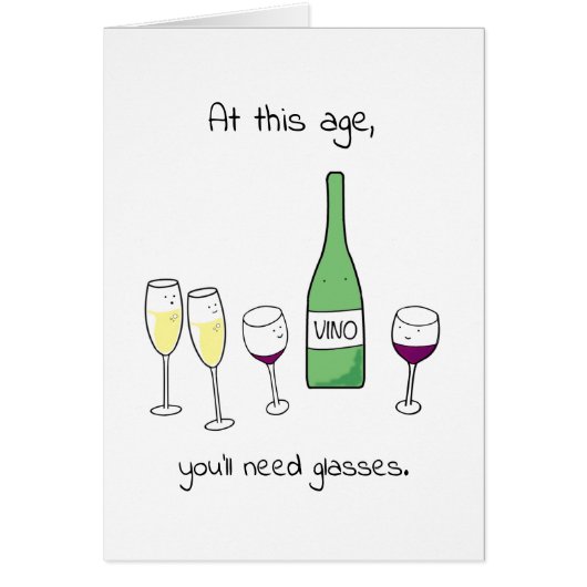 You'll need glasses. cards (Front)