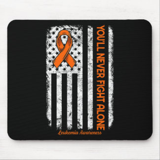 You'll Never Fight Alone Blood Cancer Leukemia Awa Mouse Pad