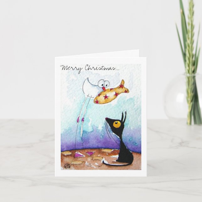 You'll never guess holiday card (Front)