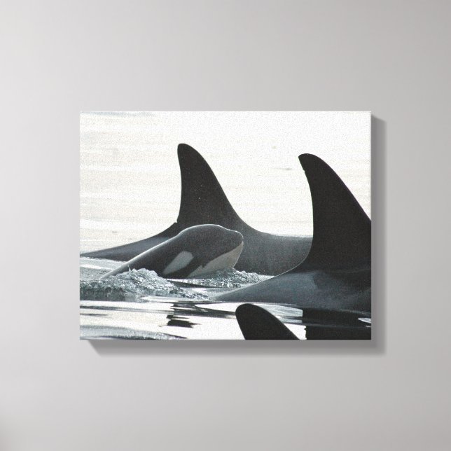 You'll Never Swim Alone Wrapped Canvas Print (Front)