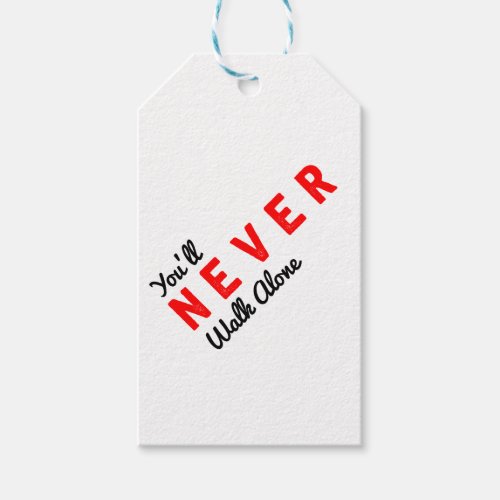 youll never walk alone gift tags
