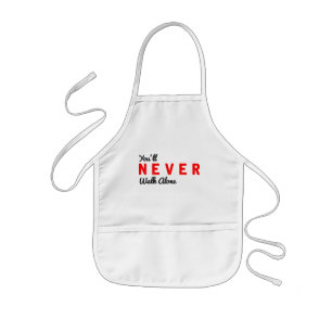you'll never walk alone kids' apron