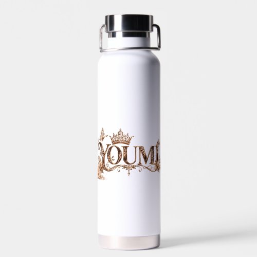 Youmi | Elegant Luxury Name Design Water Bottle