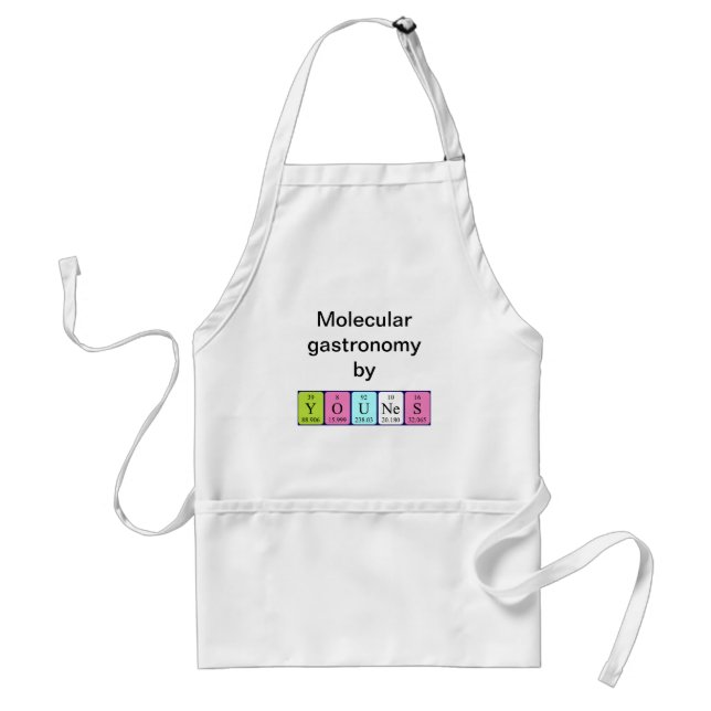 Younes periodic table name apron (Front)