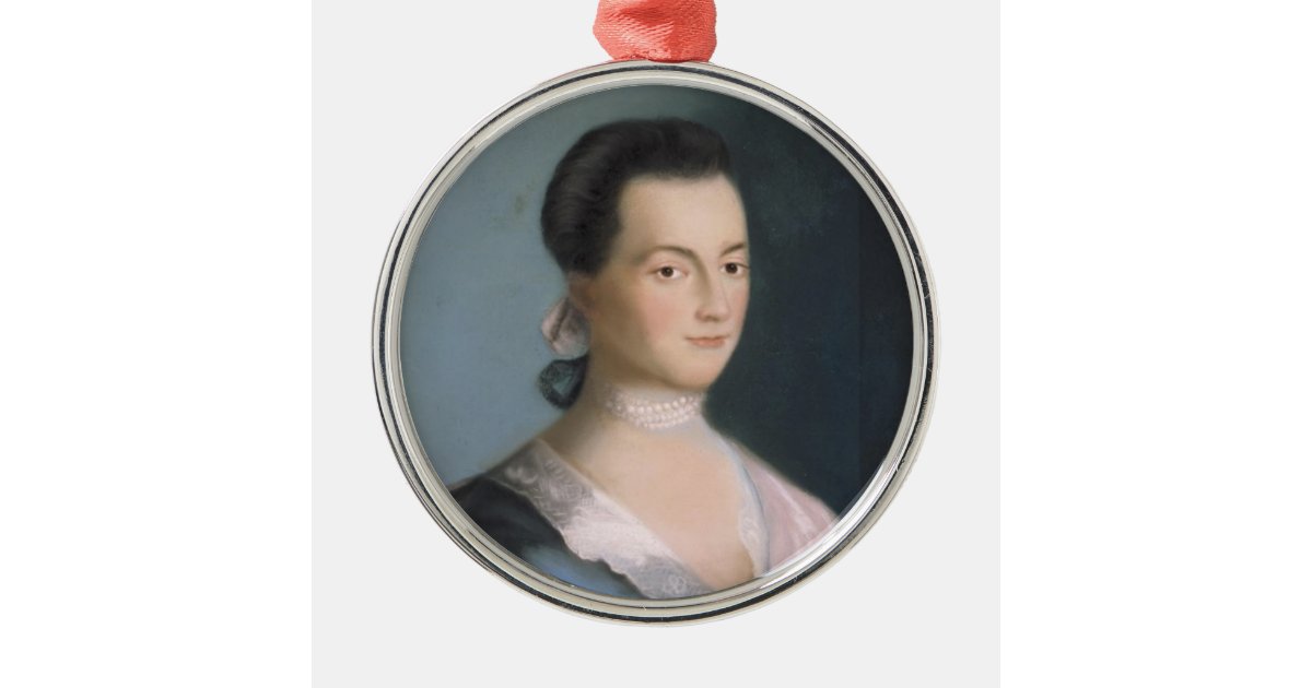 Young Abigail Adams Portrait Ornament Zazzle Com