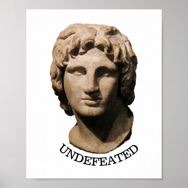 Young Alexander the Great - Undefeated Poster (Front)