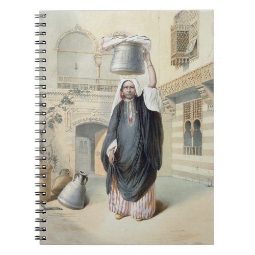 Young Arab Girl Returning from the Hammam in Cairo Notebook