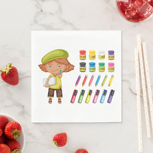 Young Artist Paper Napkins