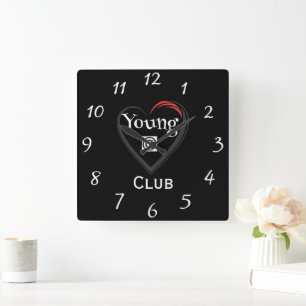 Young at Heart Club Clock