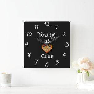 Young at Heart Club Clock