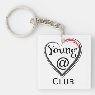 Young at Heart Club Keychain