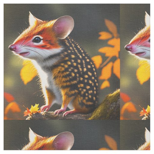 Young Australian Spotted Quoll, Fabric