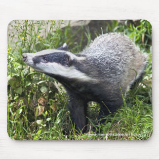 Young Badger Mousemat Mouse Pad