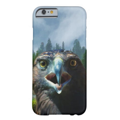 Young Bald Eagle and Misty Alaskan River Barely There iPhone 6 Case