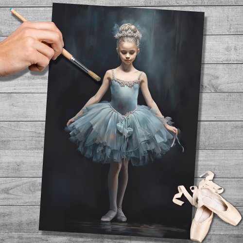 Young Ballerina 3 Decoupage Paper