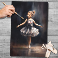 Young Ballerina 5 Decoupage Paper