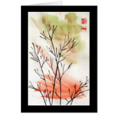 Young Bamboo Blank Card (Front)