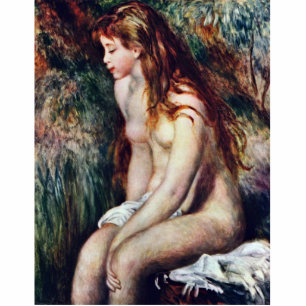 Young Bather By Pierre-Auguste Renoir Cutout