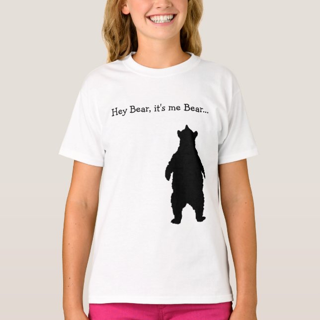 Young Bear Researcher T-Shirt (Front)