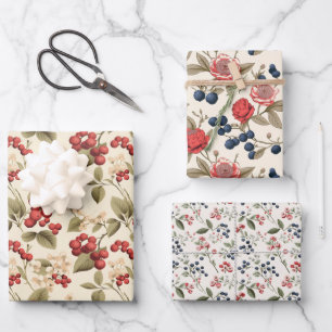 Young Berry Wrapping Paper Sheets