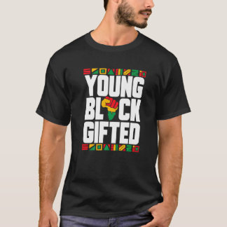 Young Black ed Black History Month Boys Girls T-Shirt