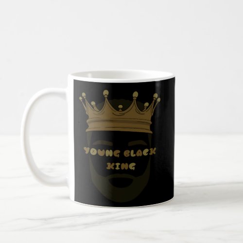 Young Black King Coffee Mug