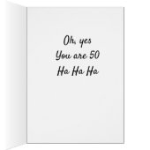 YOUNG BOY GOLFING **HOW ARE YOU?** (Inside (Right))