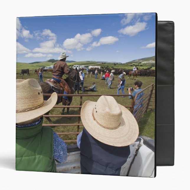 Young boys take in the 2007 Hughes Ranch 3 Ring Binder (Front/Inside)