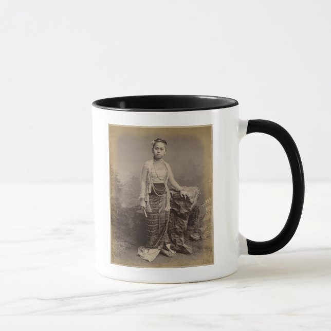 Young Burmese girl, c.1875 Mug (Right)