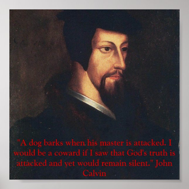 Young Calvin quote Poster (Front)