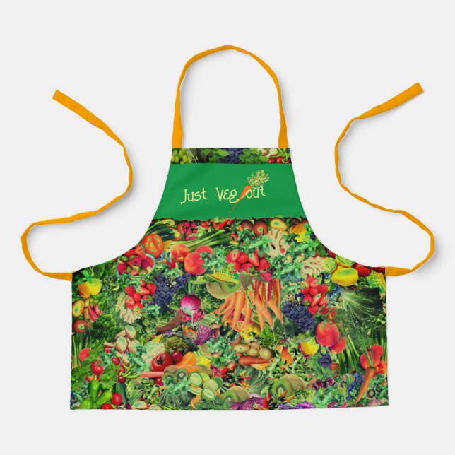 Young Chef Healthy Vegetable Apron (Front)