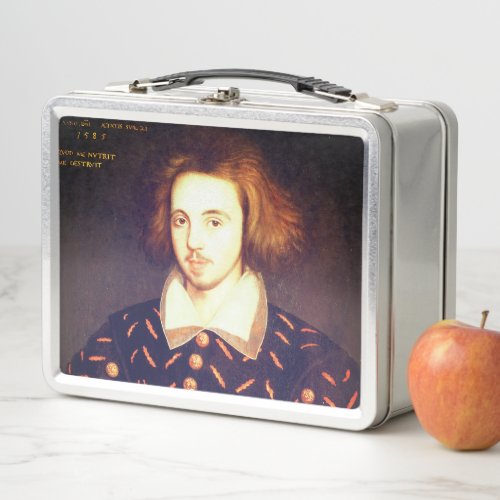 Young Christopher Marlowe Metal Lunch Box