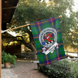 Young Clan Badge Tartan Flag Scottish