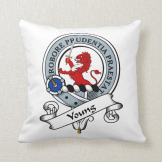 Young Clan Badge Throw Pillow