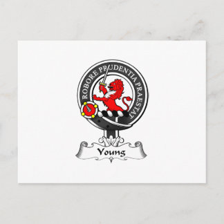 Young Clan Crest Postcard