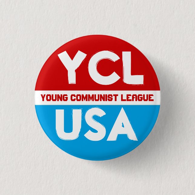 Young Communist League (YCLUSA) Pin (Front)