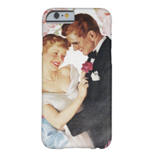 Young couple in formal wear barely there iPhone 6 case