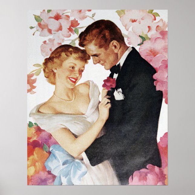 Young couple in formal wear poster (Front)